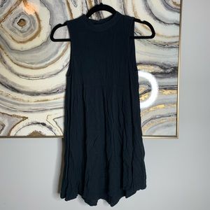 Black Mock Neck Dress - SO CUTE